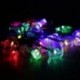 20 LED szarvas napelemes lámpa napelemes vízálló tündérfényes húrokkal a karácsonyi otthoni party hálószobai