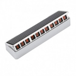 Parkoló kártya telefonszám tábla matricák Éjszakai fény ideiglenes parkoló megáll az autó-stílusú autó