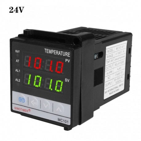 Levendula - Tápegység egyenáramú bemenet PT100 K hőelem Digitális PID hőmérséklet-szabályozó SSR relé kimenet