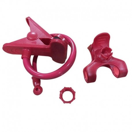 Piros - Univerzális telefon tartó rugalmas 360 telefon klip mobil mobiltelefon tartó lusta ágy melletti asztali telefon