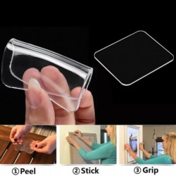 Autó gélpárna átlátszó kis négyzet alakú nano kézi matricák parfüm ülés autó dekoráció rögzített pu mat 65