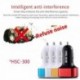 HSC HSC-300 3.1A Három USB port Gyors töltés autós töltő Intelligens hűtő töltő okostelefonok táblagéphez