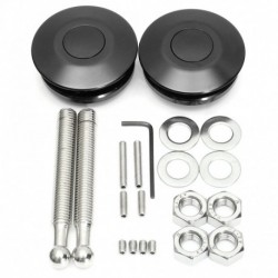 Professzionális 2 darabból álló nyomógombos tetőfedő csapok rögzítő klip autó gyorsrögzítő motorháztető komplett