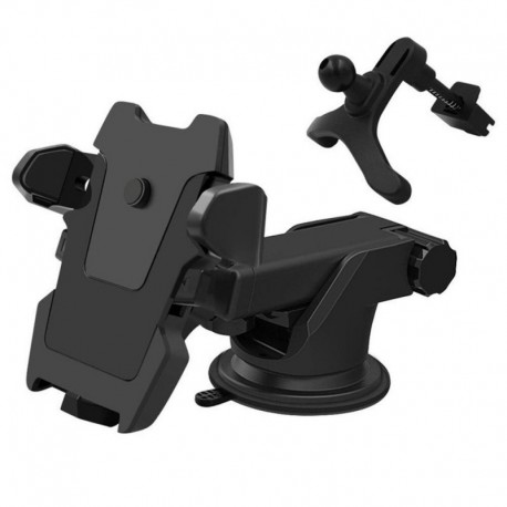 Kettős felhasználás - Tapadókorong típusú ragasztótartó Teleszkópos rúdtartó Automatikus zár műszerfal szélvédő