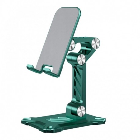 Zöld - Ergonómikus kialakítás Rotációs por kohászat Csúszásgátló fém teleszkópos állvány 4,7-13 hüvelykes iPad