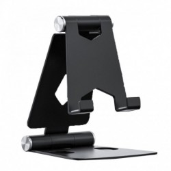 fekete - Összecsukható asztali alumínium ötvözetből készült telefon tartó alumínium ötvözet lusta konzol kreatív