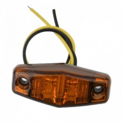Forró értékesítésű 1db piros / sárga / fehér 12V LED autó teherautó oldalsó jelzőfények jelző lámpák kiváló