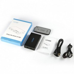 Plug and Play alacsony energiafogyasztás 3 csatornás 4K HDMI-kompatibilis kapcsoló 3 az 1-ben háromportos 1,4 V-os