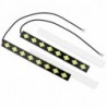 2db vízálló rugalmas COB Led Drl CAR LED ultra vékony szuper fényes DRLwhite DRL LED COB nappali menetfény