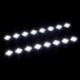 2db vízálló rugalmas COB Led Drl CAR LED ultra vékony szuper fényes DRLwhite DRL LED COB nappali menetfény