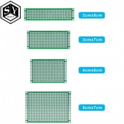 4PCS Great IT 5x7 4x6 3x7 2x8cm dupla oldalsó réz prototípus NYÁK univerzális üvegszálas tábla Arduino számára