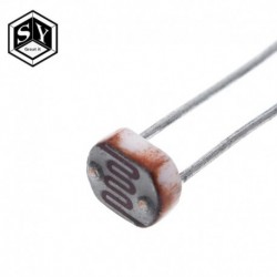 5528 - 20db LDR fotó fényérzékeny ellenállás fotoelektromos fényellenállás 5528 GL5528 5537 5506 5516 5539 5549 Arduino
