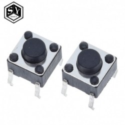 100db nagyszerű IT tapintású kapcsoló pillanatnyi érintés 6x6x5 6 * 6 * 5mm DIP középső 4pin