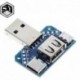 XY-USB4 - USB fejkapcsoló férfi USB csatlakozó a C típusú Micro Female USB 2.54-4P átviteli tesztlaphoz XY-USB4