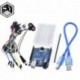 Kezdő készlet arduino nano Uno R3 - 5 elemből álló csomag Uno R3 kenyérlap jumper huzalok USB kábel és 9 V akkumulátor