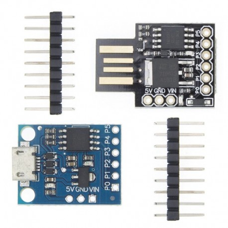 Kék Fekete TINY85 Digispark Kickstarter Micro Fejlesztő Testület ATTINY85 modul Arduino IIC I2C USB-hez