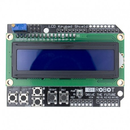 LCD kezelőpajzs LCD1602 LCD 1602 modul Kék képernyő Arduino számára
