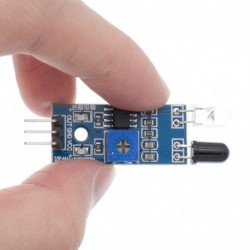 IR érzékelő - IR infravörös akadályelkerülés érzékelő modul arduino intelligens autó robothoz 3 tűs