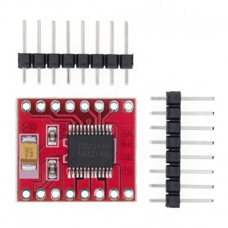 TB6612 modul - TB6612 kettős motorvezérlő 1A TB6612FNG mikrovezérlő jobb, mint az L298N az Arduino számára