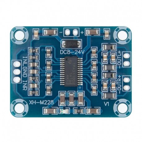 TPA3110 modul - TPA3110 2X15W digitális audio sztereó erősítő kártya modul Mini Binaural AMP vezérlő 100dB DC 8-18V Max