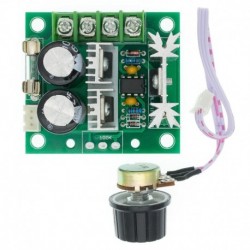 Állítható DC motor fordulatszám-szabályozó DC 12V-40V 400W 10A potenciométer PWM motorvezérlő modul 13kHz 24V 36V CCMHC