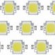 10W-os LED fehér Hidegen fehér Led chip az integrált reflektorfénybe 12v barkácsvetítő kültéri árvízvilágításhoz