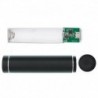 Metal Power Bank barkácskészlet tároló doboz ingyenes hegesztő öltöny 1X 18650 akkumulátor 5V 1A USB külső töltő