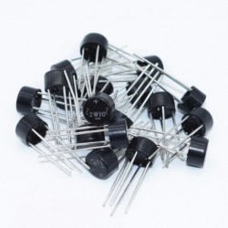 10PC / Lot új 2W10 2A 1000V diódahíd egyenirányító a 2W06 2W08 helyettesítésére