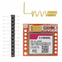 20db legkisebb SIM800L GPRS GSM modul MicroSIM kártya Core BOard négysávos TTL soros port