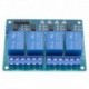 10db TENSTAR ROBOT 4 csatornás relemodul 4 csatornás relé vezérlőpanel optocsatolóval. Relé kimenet 4 utas relé modul