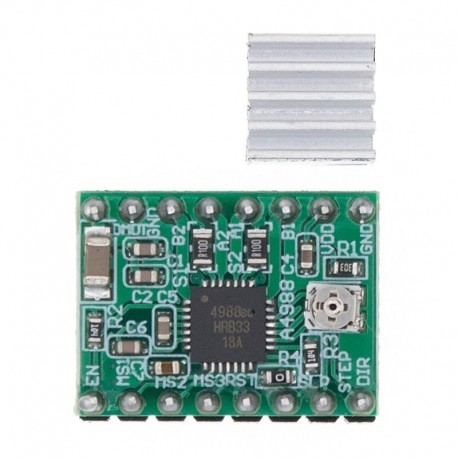 A4988 modul - 100db A4988 modul CNC 3D nyomtató alkatrészek tartozék Repolap pololu léptető motor meghajtó modul