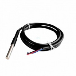 2M - 10db Vízálló DALLAS 18B20 hőmérséklet-érzékelő hőmérséklet érzékelő Rozsdamentes acél csomag -100cm huzal