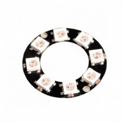 5db / tétel WS2812 8 bites RGB LED gyűrű 5050 Beépített RGB illesztőprogram pontos