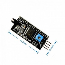 IIC / I2C / interfész LCD1602 2004 LCD adapterlemez