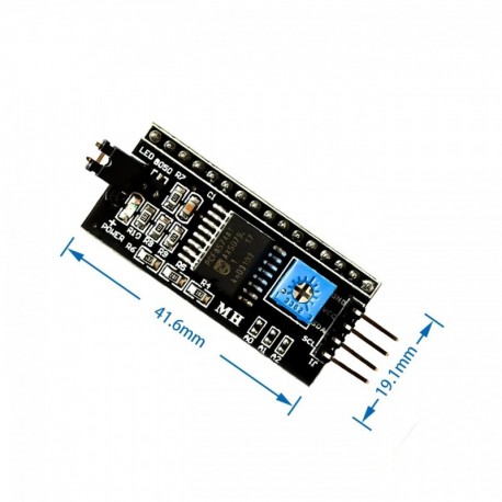 IIC / I2C / interfész LCD1602 2004 LCD adapterlemez