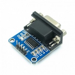 RS232 - TTL soros port átalakító modul DB9 csatlakozó MAX232