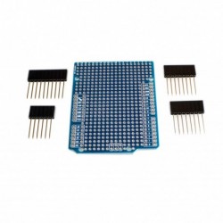 Prototípus NYÁK-bővítőkártya Arduino ATMEGA328P UNO R3 pajzshoz FR-4 szálas NYÁK kenyérlemez 2 mm-es 2,54 mm-es lépés