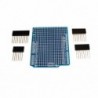 Prototípus NYÁK-bővítőkártya Arduino ATMEGA328P UNO R3 pajzshoz FR-4 szálas NYÁK kenyérlemez 2 mm-es 2,54 mm-es lépés