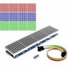 Zöld - MAX7219 Dot Matrix modul mikrovezérlő 4 egy kijelzőben, 5P vonallal