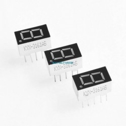 20db LD-3161AS 1 számjegy 0,36 &quot VÖRÖS 7 SZEKCIÓS LED KIJELZŐ KÖZÖS KATÓD