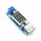 Egyenáramú egyenáramú átalakító LED kijelző feszültségmérő   5 V USB töltő tápegység modul tábla leereszthető