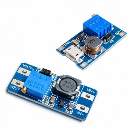 10db / tétel MT3608 2A Max DC-DC fokozódó teljesítménymodul erősítő tápegység modul