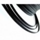 ! 10m 8mm átmérőjű általános huzalvédelem fekete PET nylon fonott kábelhüvely