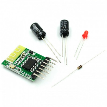 Bluetooth audio vevő sablon, sztereó vezeték nélküli hangszóró, erősítővel módosított DIY Bluetooth modul 4.0