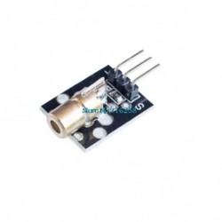 10db / tétel 650nm lézer szenzor modul 6mm 5V 5mW piros lézeres diódás rézfej