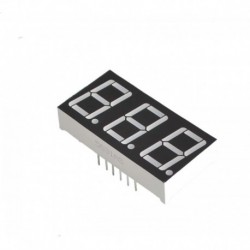 0,56-3 bit - 0,56 hüvelykes 7 szegmensű 1 bites 2 bites 3 bites 4 bites digitális cső vörös közös katódos LED