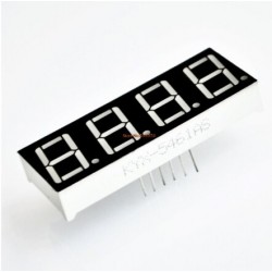 0,36-4 bit - 0,56 hüvelykes 7 szegmensű 1 bites 2 bites 3 bites 4 bites digitális cső vörös közös katódos LED