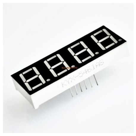 0,36-4 bit - 0,56 hüvelykes 7 szegmensű 1 bites 2 bites 3 bites 4 bites digitális cső vörös közös katódos LED