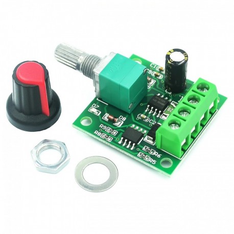 Új DC 1.8V 3V 5V 6V 12V 2A PWM motor fordulatszám-szabályozó alacsony feszültségű motor fordulatszám-szabályozó PWM 0