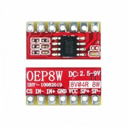 OEP8W digitális teljesítményerősítő kártya mono modul két szakaszos lítium akkumulátor 7,2 V / 8,4 V nagy